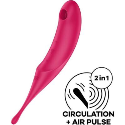 Satisfyer Twirling Pro Vibrador Híbrido de Ar Pulso e Vibração
