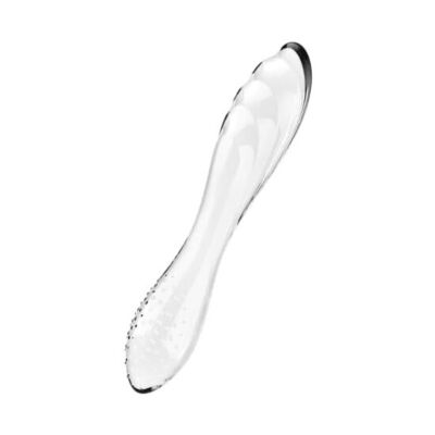 Satisfyer Dazzling Crystal 1 - Vibrador de Vidro de Borosilicato Sólido - Transparente
