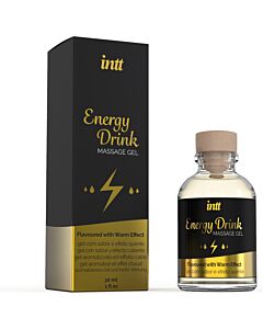 Bebida energética com aroma de gel de massagem beijável intt - 30ml