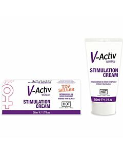creme quente estimulante feminino v-activ