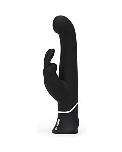 Vibrador de estimulação dupla do ponto G - preto