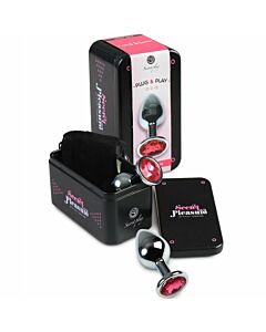 Mini Fúcsia: Plug Anal de Metal