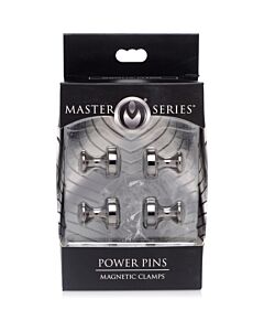 Master series - pinzas con iman - negro