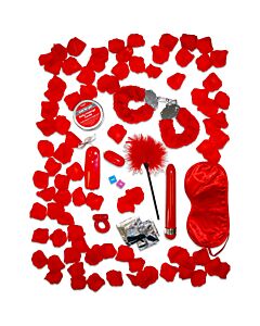 Conjunto Vermelho Romance