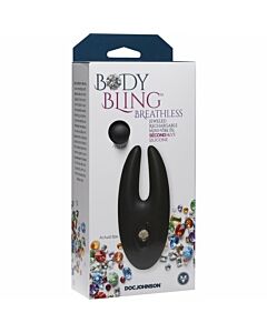 Body bling - vibrador g-spot com jóias - preto
