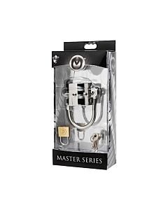 Spiked cbt dispositivo de castidad separador de escroto