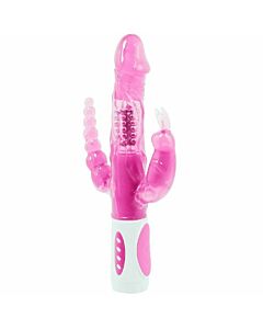 Vibrador Tri-Bunny Giratório