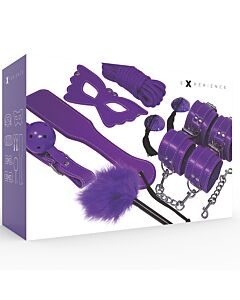 Kit Experiência BDSM Fetiche Roxo