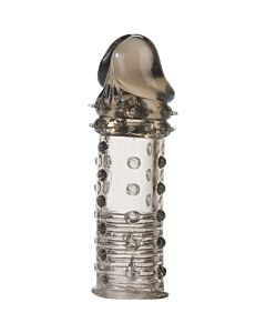 Extensão cinza silicone pénis