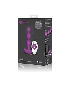 Triplet plug de cuentas anales triple - fucsia