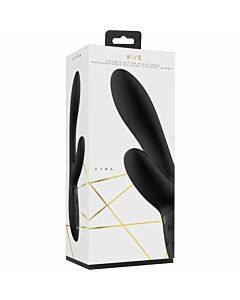 Kyra - coelho g-spot de silicone - preto