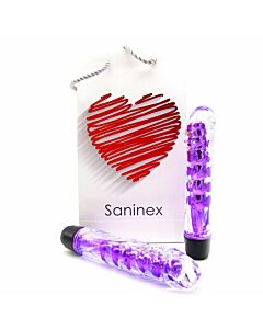 Saninex vibrador fantastic reality - metálico/morado