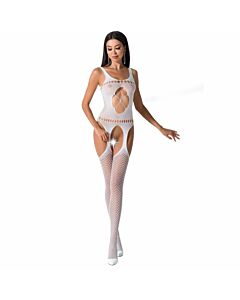 Passion woman bs057 bodystocking blanco talla unica