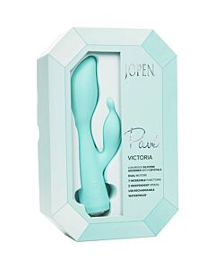 Pave Victoria Double Rampant Bunny - Verde Pastel