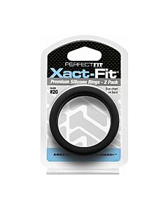 Pack Ajuste Perfeito Xact-fit: Anéis (Preto)