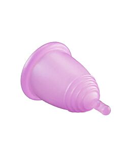 grande rosa suave copo menstrual extra