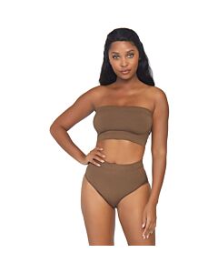 Conjunto de microfibra opaco - caramelo