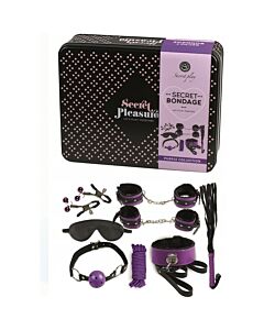 Kit Intenso de Bondage Roxo 8P