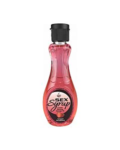 Xarope de sexo - óleo de massagem de morango - 118ml