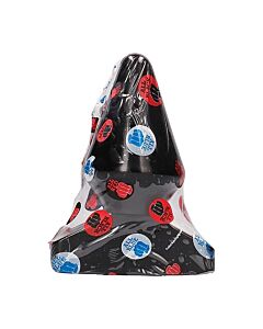 All black plug 18,5cm - negro