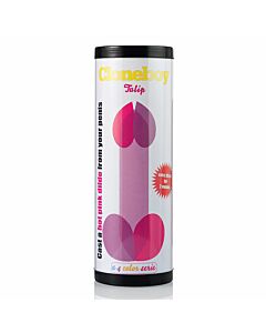 Dildo Tulipa Rosa Intenso Clonatulip