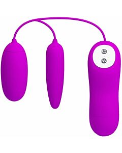 Pretty love irma huevo vibrador doble