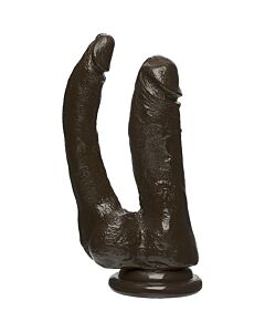 Doble dildo dippin d firmkyn - negro