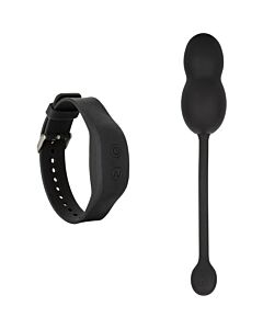 Bolas Kegel de silicone com controle remoto - preto