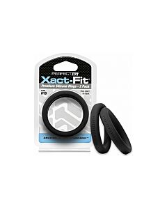 Anéis Xact-Fit - Pacote Duplo - Preto