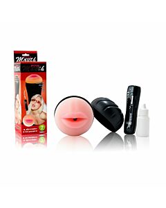 Boca masturbador con vibrador 7 ritmos