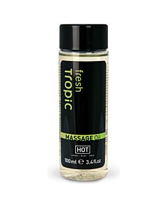 Hot óleo de massagem 100 ml frescura dos trópicos