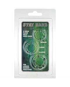 Trio Anéis Transparentes