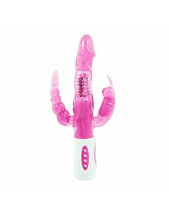 Vibrador Tri-Bunny Giratório