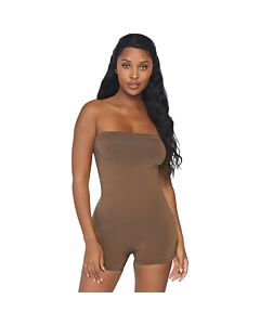 Body opaco de microfibra - caramelo