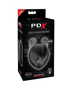 Pdx elite masturbador con vibración de silicona