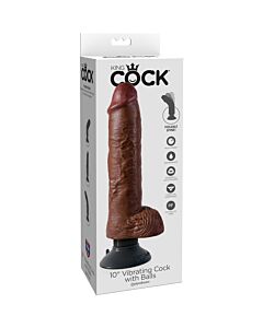 Pênis Real Vibrante KingCock 25.5cm