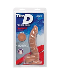The ragin d pene realístico 19 cm caramel