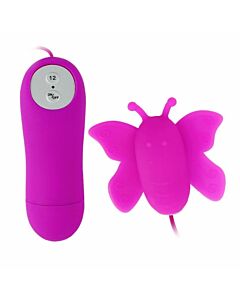 Ovo Vibratório Borboleta Rosa 12 Velocidades