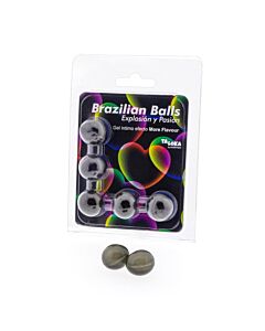 5 Bolas Explosão de Aromas Brasileiros Gel Excitante Efeito More Sabor - Descubra o Prazer!