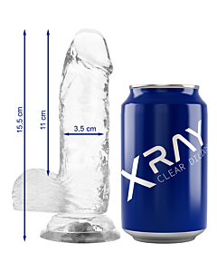 Dildo de Cristal Transparente Crystal Clear