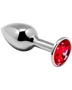 Mini Plug Anal Vermelho Fogo