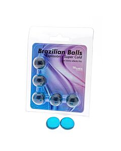 5 Bolas Brasileiras Explosão de Aromas Gel Excitante Efeito Frio - Descubra o Prazer!