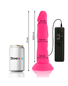 FlexiVibe - Vibrador Realístico 23cm (Rosa)