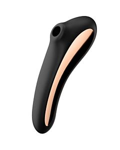 Estimulador de Clitóris Dual Kiss Satisfyer - Preto