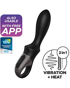 ClimaxHeat Vibrador Anal - Preto