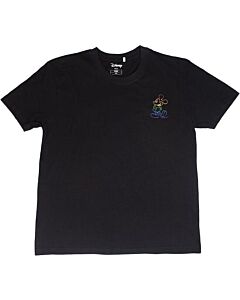 Camiseta curta acid wash Disney Pride preta - Produtos eróticos