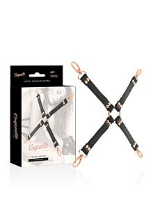 Hogtie Coquette Chic em Couro Vegano