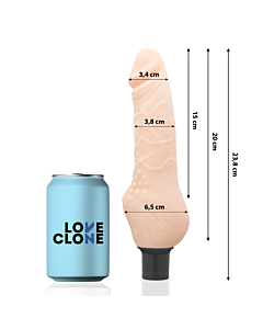 Dildo com lubrificação automática Daven Realfeel