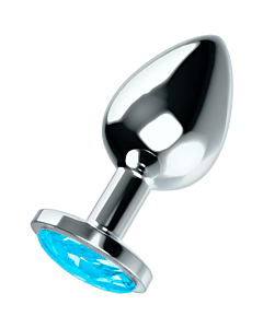 Plug Anal Cristal Azul Ohmama