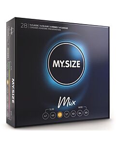 Pack Mix Preservativos MySize 53mm - 28 unidades